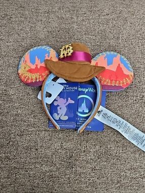 Disney The Main Attraction Big Thunder Mountain Railroad Ears Headband 50th NWTs